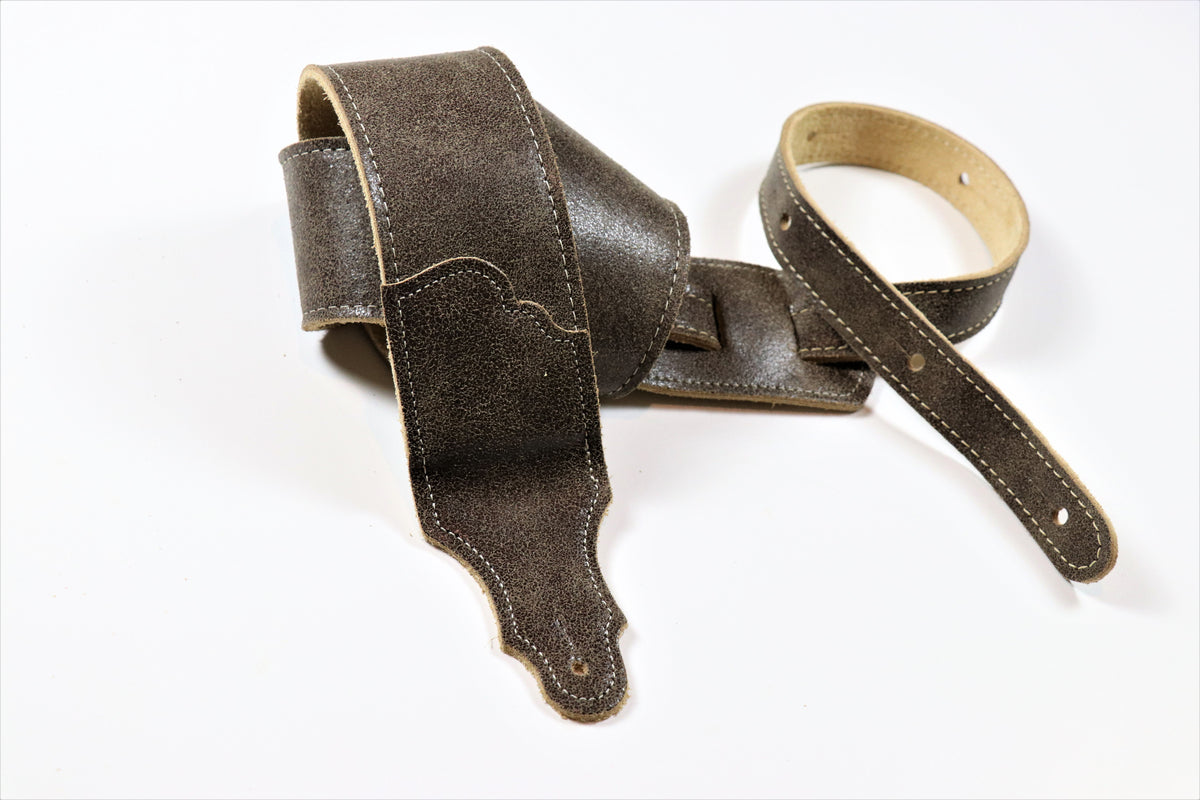 Franklin 2.5" Distressed Glove Leather/Chocolate/Natural Stitching Franklin Straps