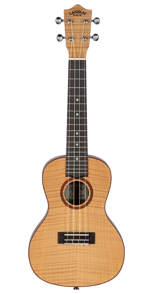 LANIKAI FM-C - Flame Maple Laminate Concert/DLX padded gigbag