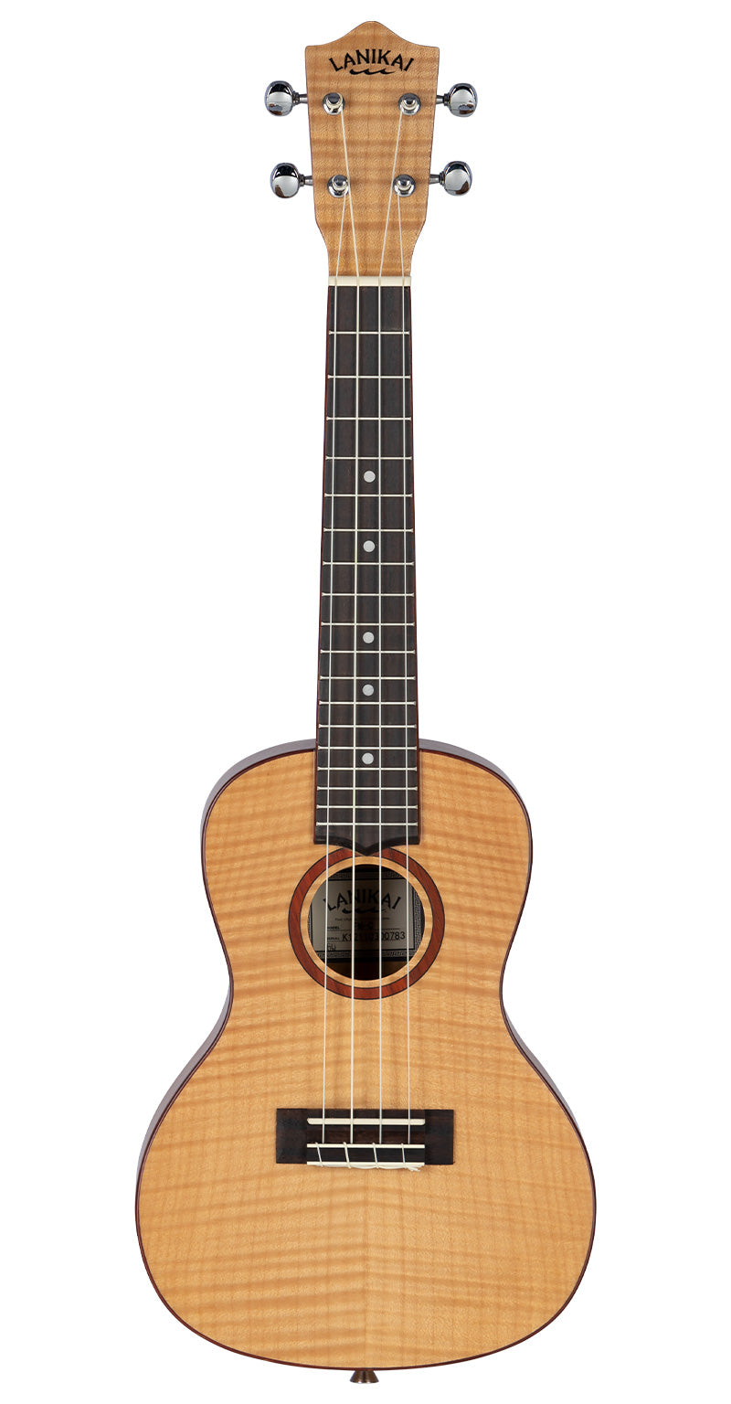 LANIKAI FM-C - Flame Maple Laminate Concert/DLX padded gigbag Lanikai