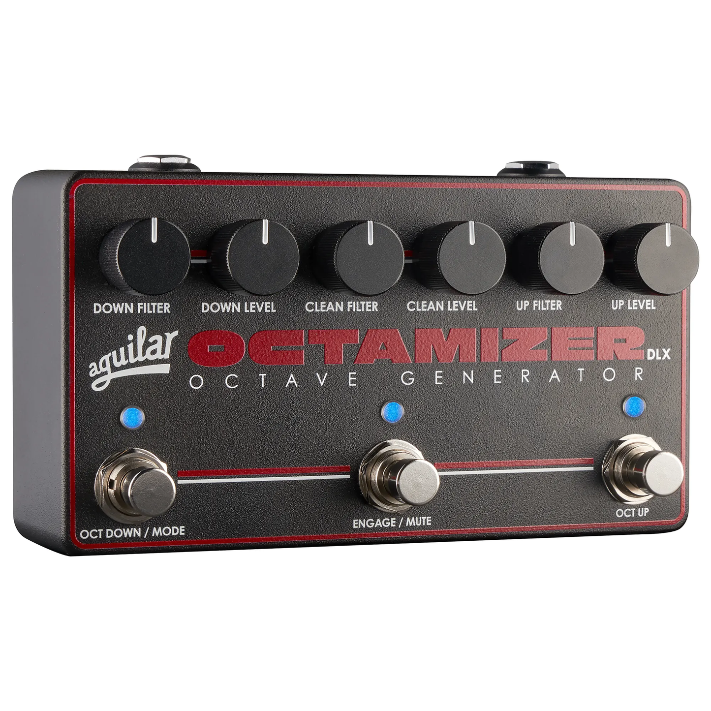 Aguilar Octamizer DLX Octave Bass Pedal with multiple knobs for adjusting octave effects