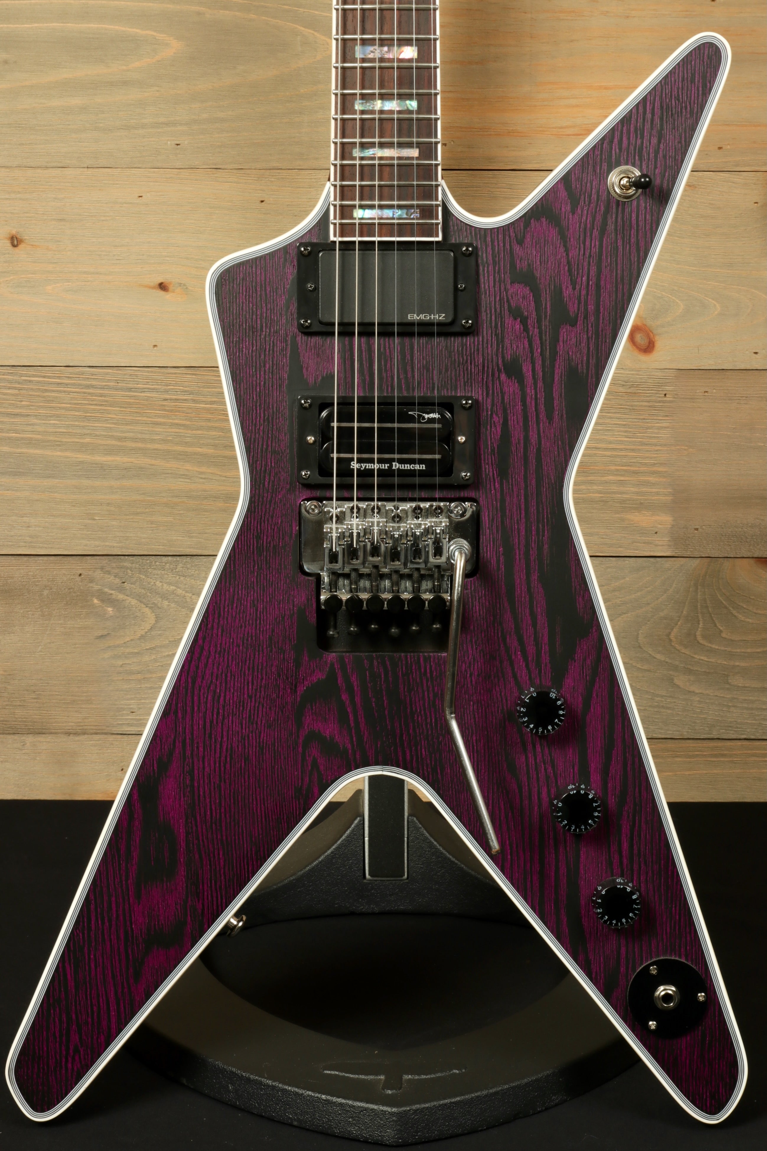 Used Firefly FFVX Purple Sandblasted Electric Guitar | Mojo's Music