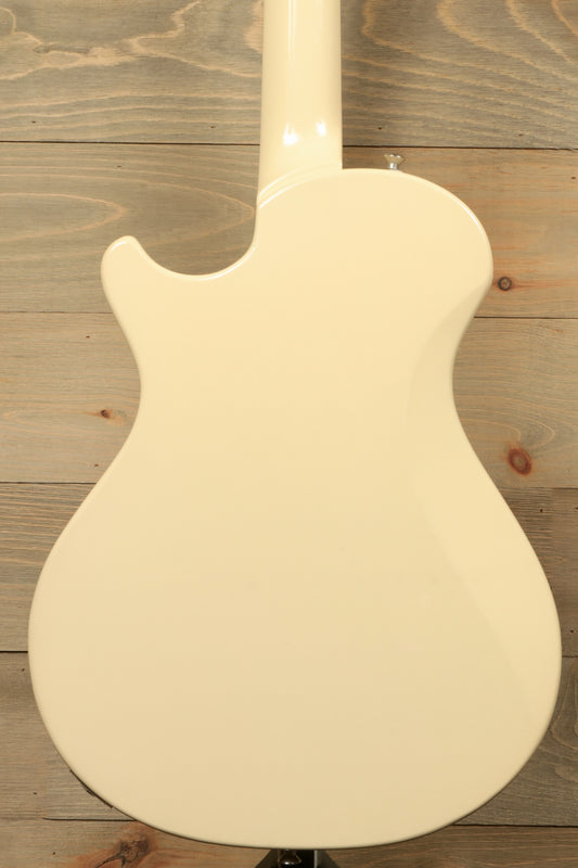 PRS Starla S2 creamy white electric guitar, back view showcasing sleek finish