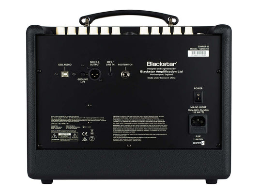 Blackstar Sonnet 60 Black Blackstar