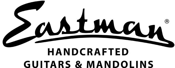 the logo for eastman guitars and mandolins