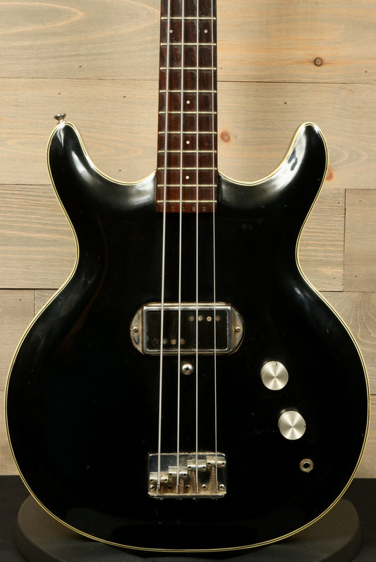 Acoustic Black Widow Bass with Original Hardshell Case  ('73-4) (USED)