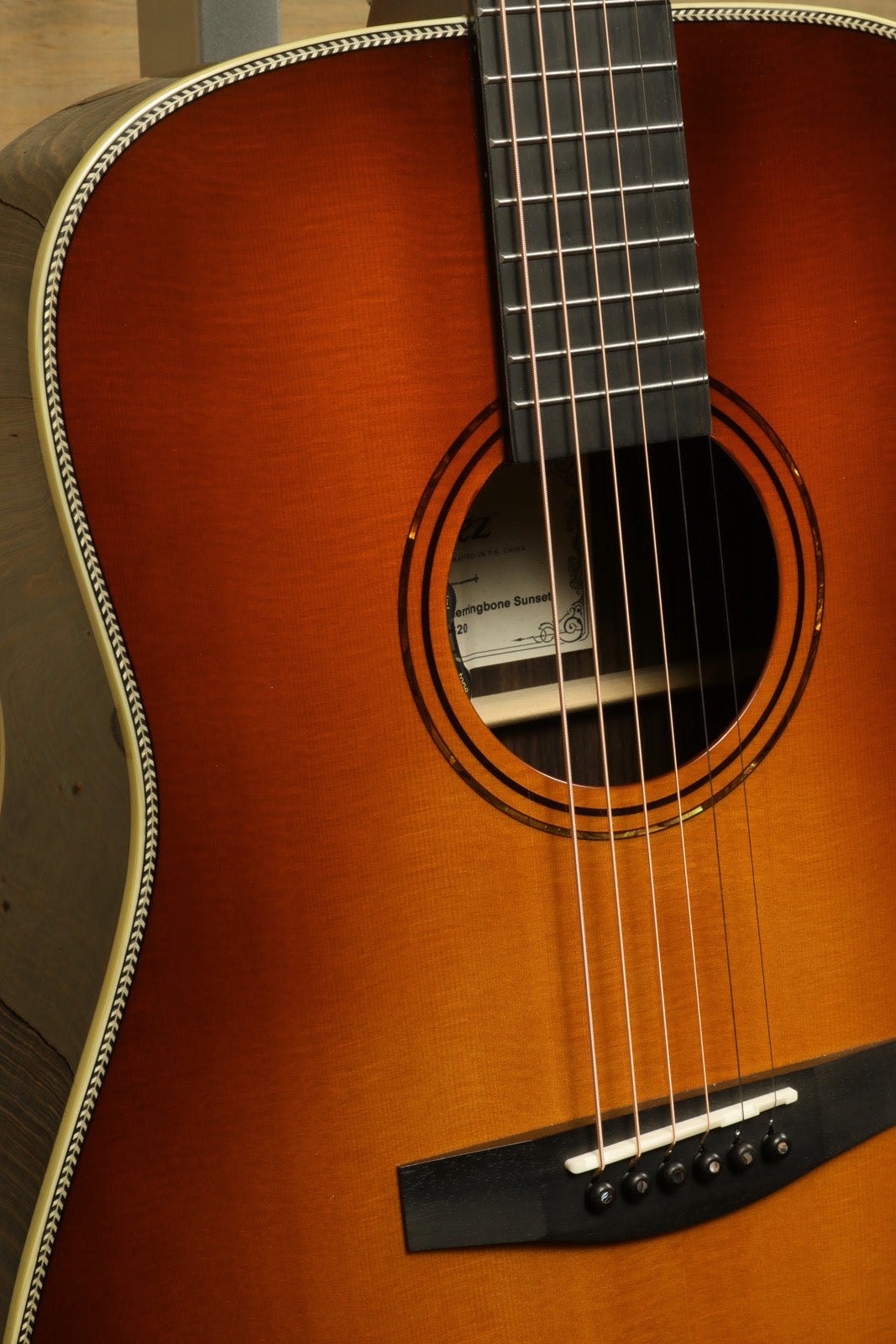 Alvarez LD70e Herringbone Sunset Alvarez