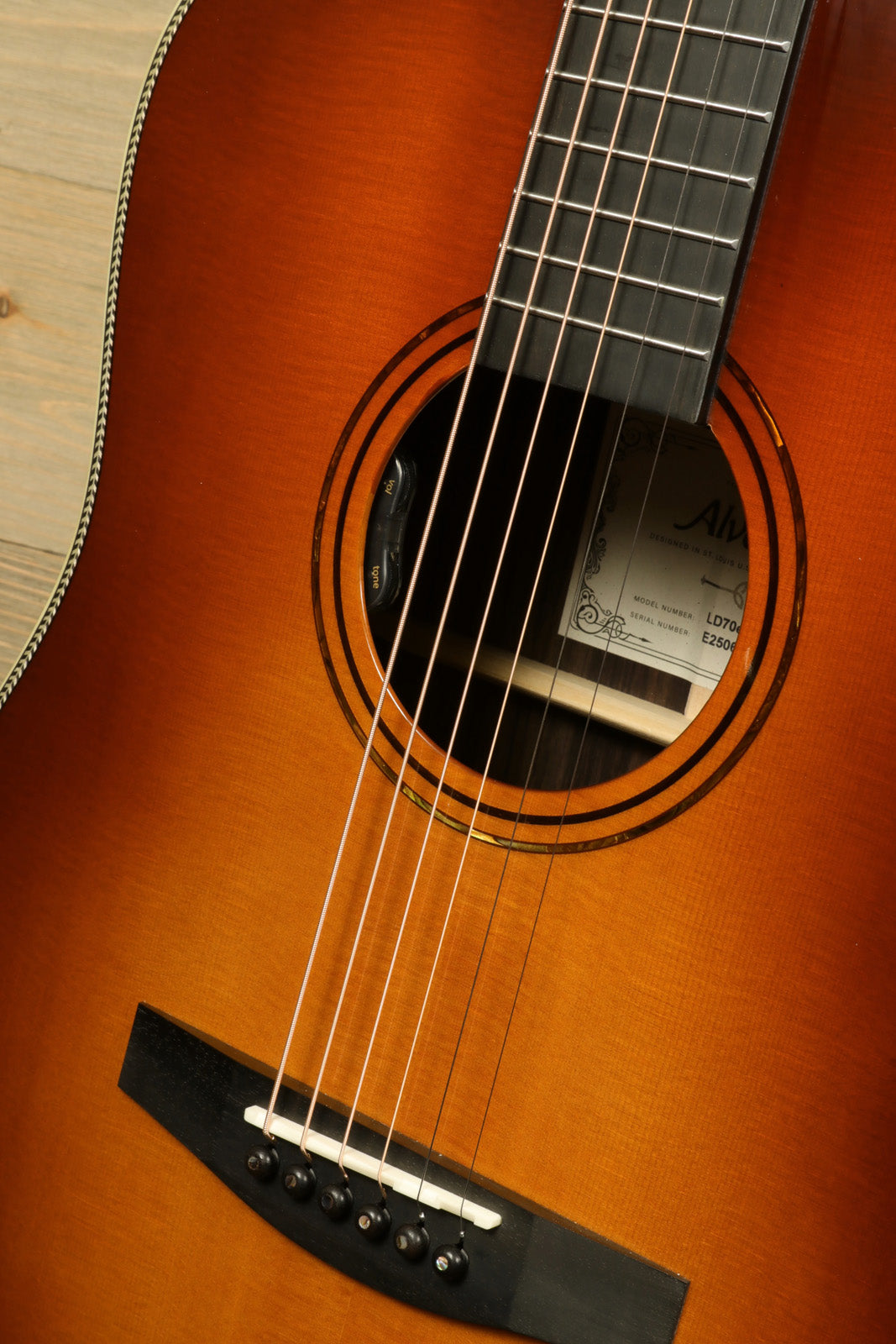 Alvarez LD70e Herringbone Sunset Alvarez