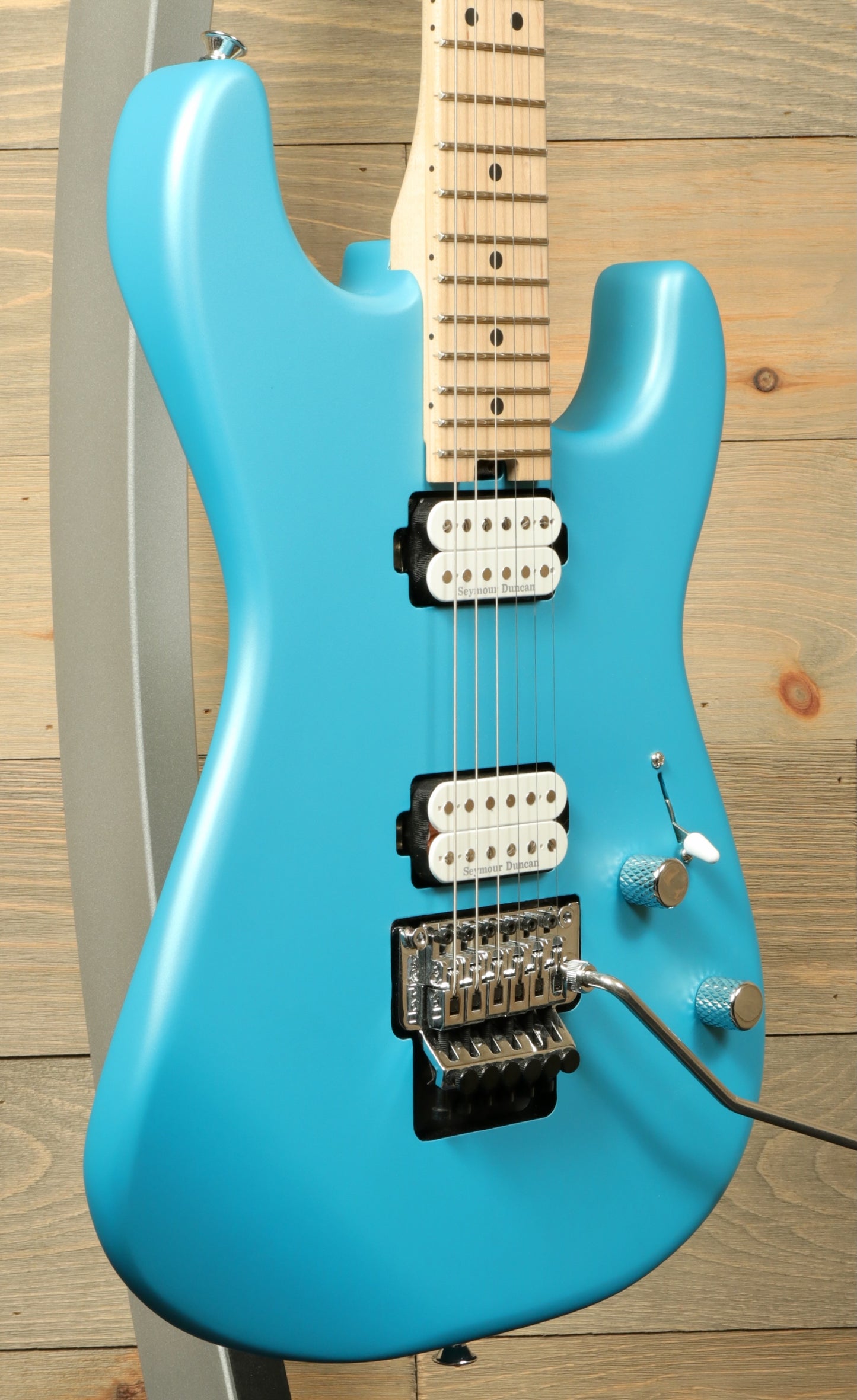 Charvel PM SD1 HH FR MPL - MATTE BLUE FROST