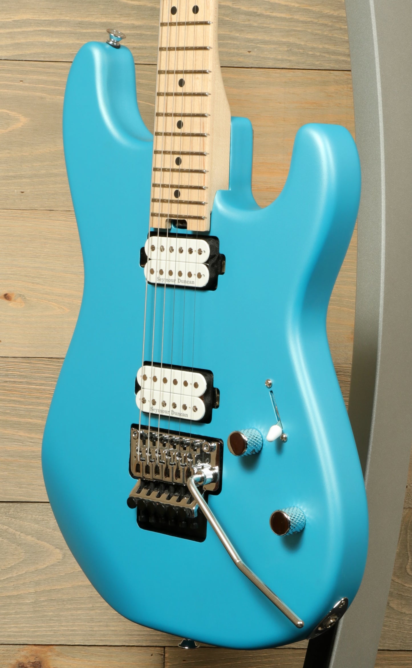 Charvel PM SD1 HH FR MPL - MATTE BLUE FROST