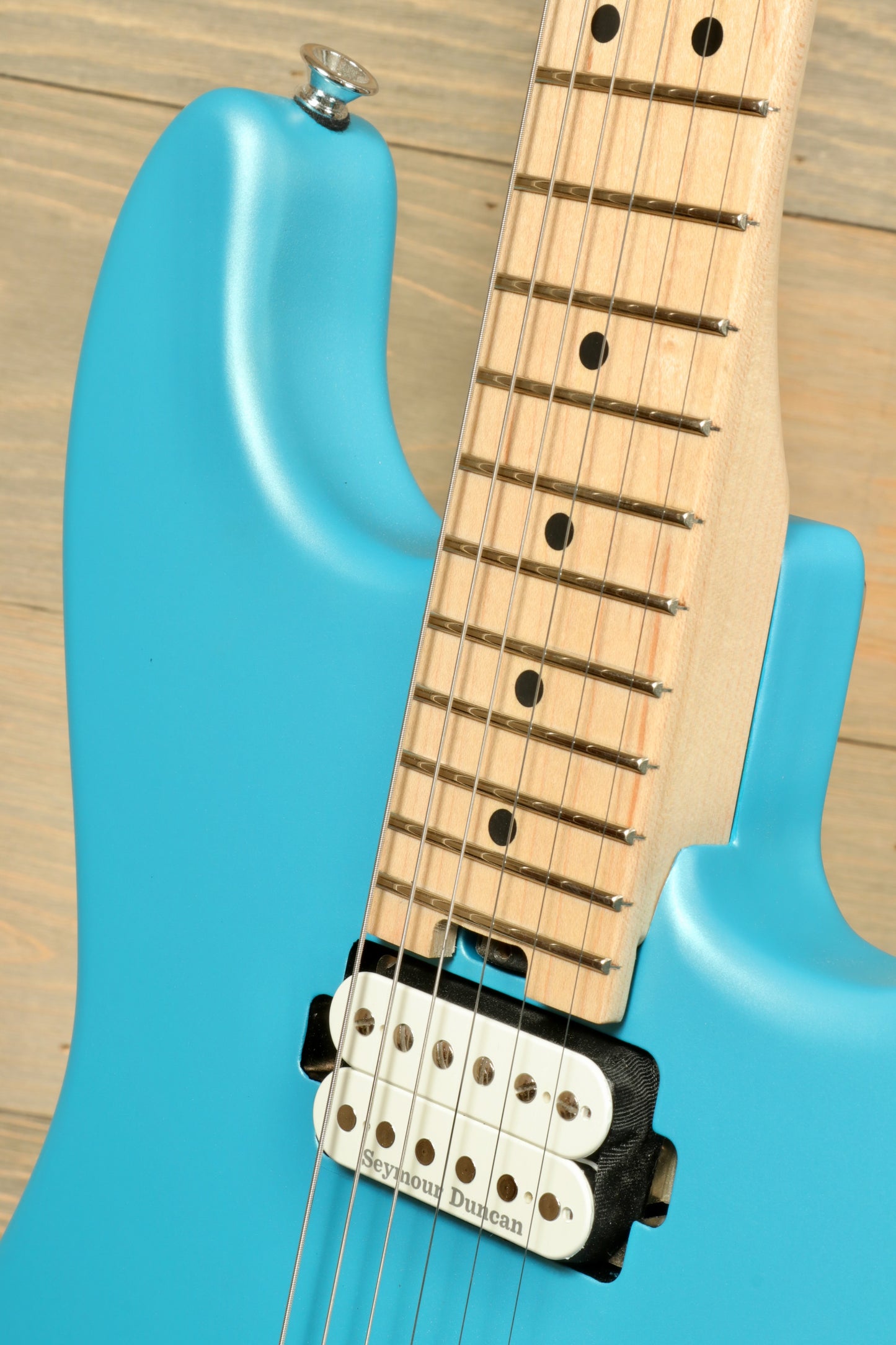 Charvel PM SD1 HH FR MPL - MATTE BLUE FROST