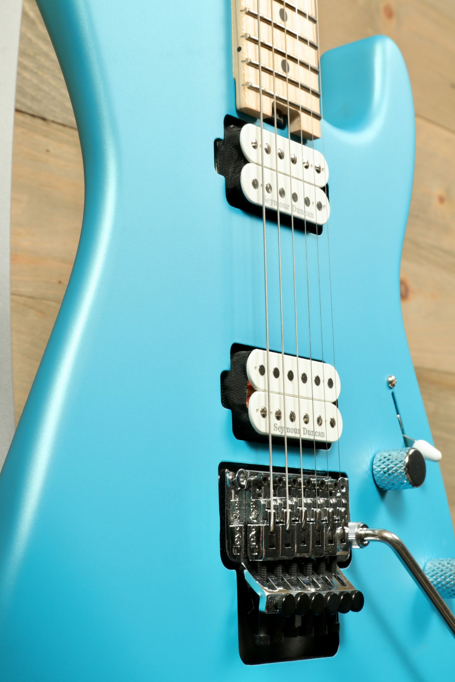 Charvel PM SD1 HH FR MPL - MATTE BLUE FROST