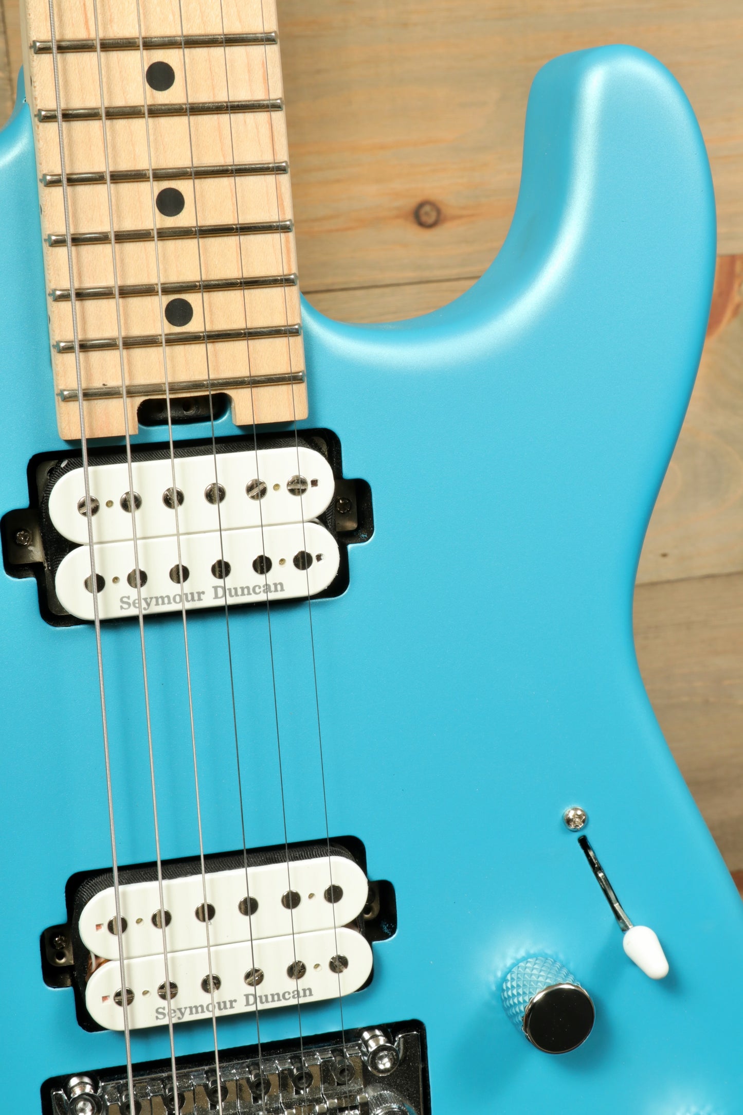 Charvel PM SD1 HH FR MPL - MATTE BLUE FROST