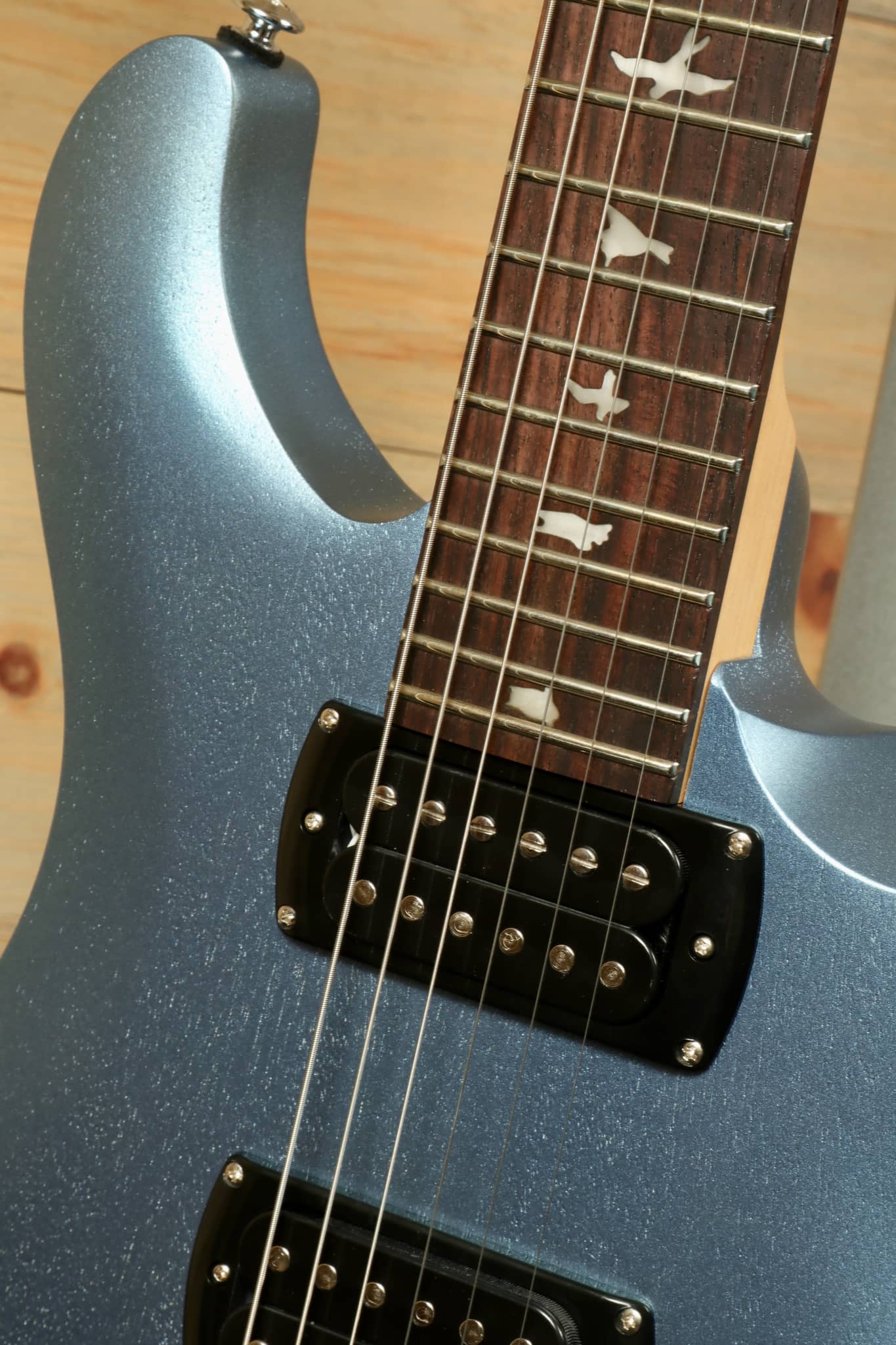 PRS SE CE24 Standard Stoptail  - Ice Blue Metallic Satin PRS