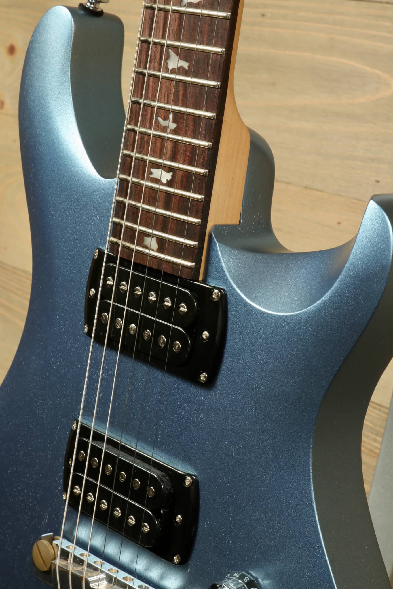 PRS SE CE24 Standard Stoptail  - Ice Blue Metallic Satin PRS