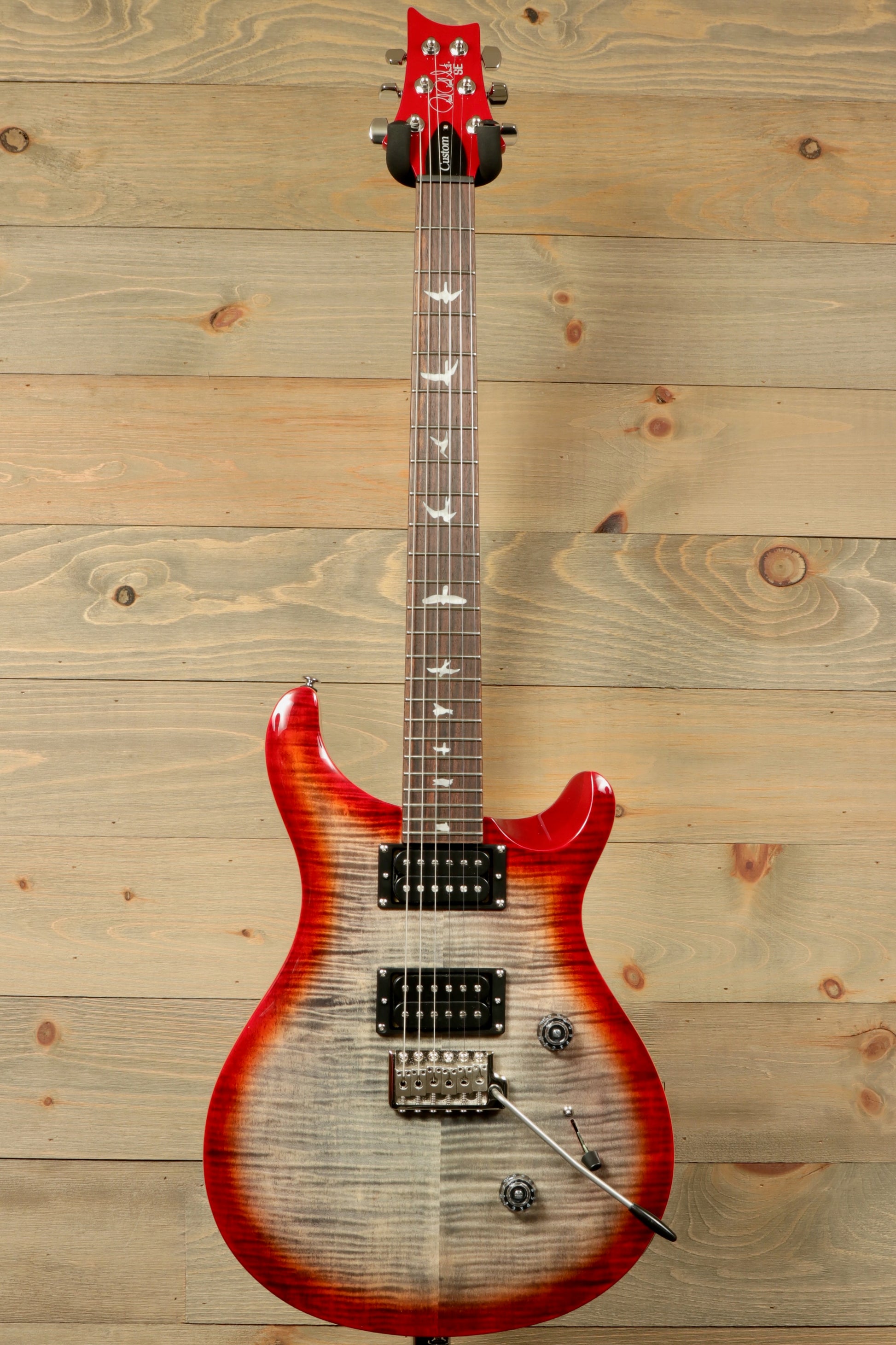 PRS SE Custom 24 Charcoal Cherry Burst