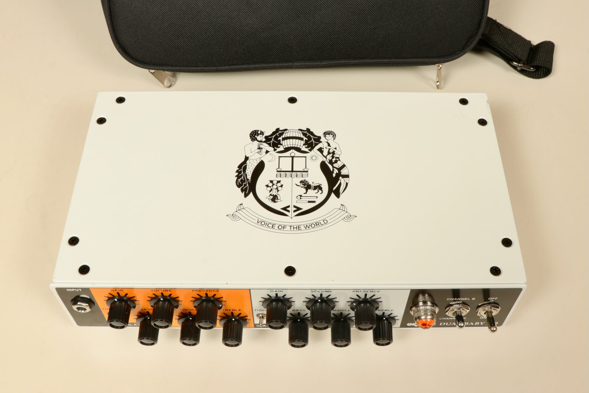 Orange Dual Baby 100 Head with Carry Case (USED) Orange