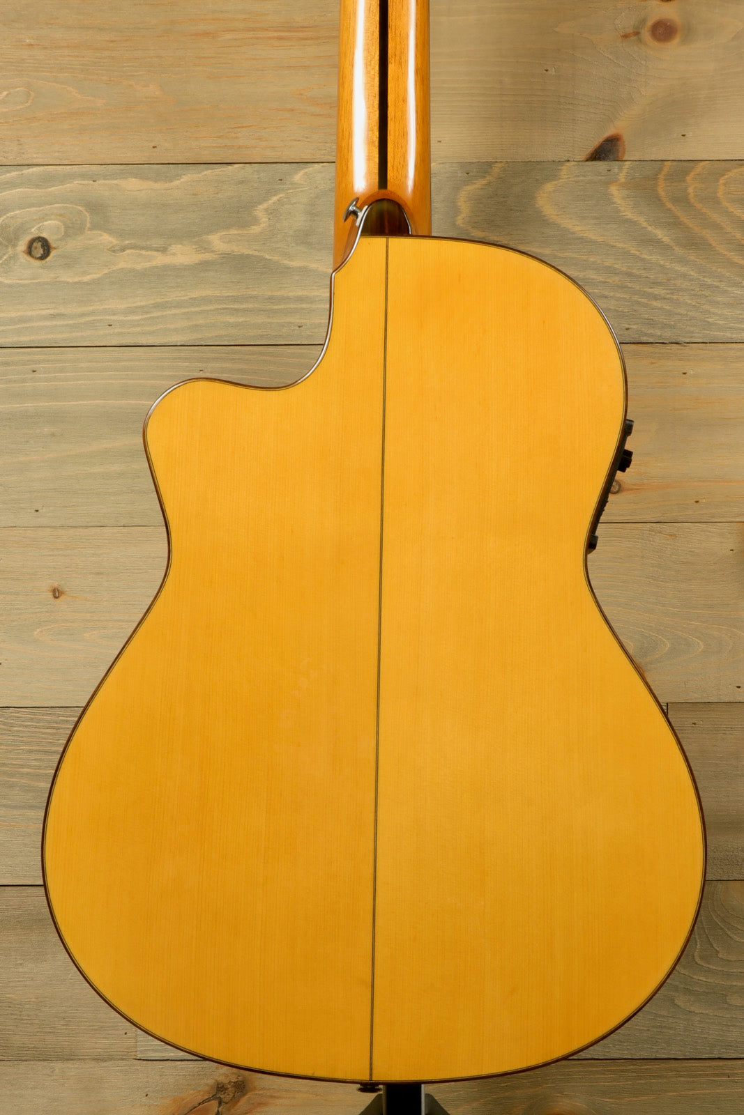 Córdoba España Gipsy Kings Studio Flamenco Acoustic-Electric – USED w/ Hardshell Case, back view, natural finish