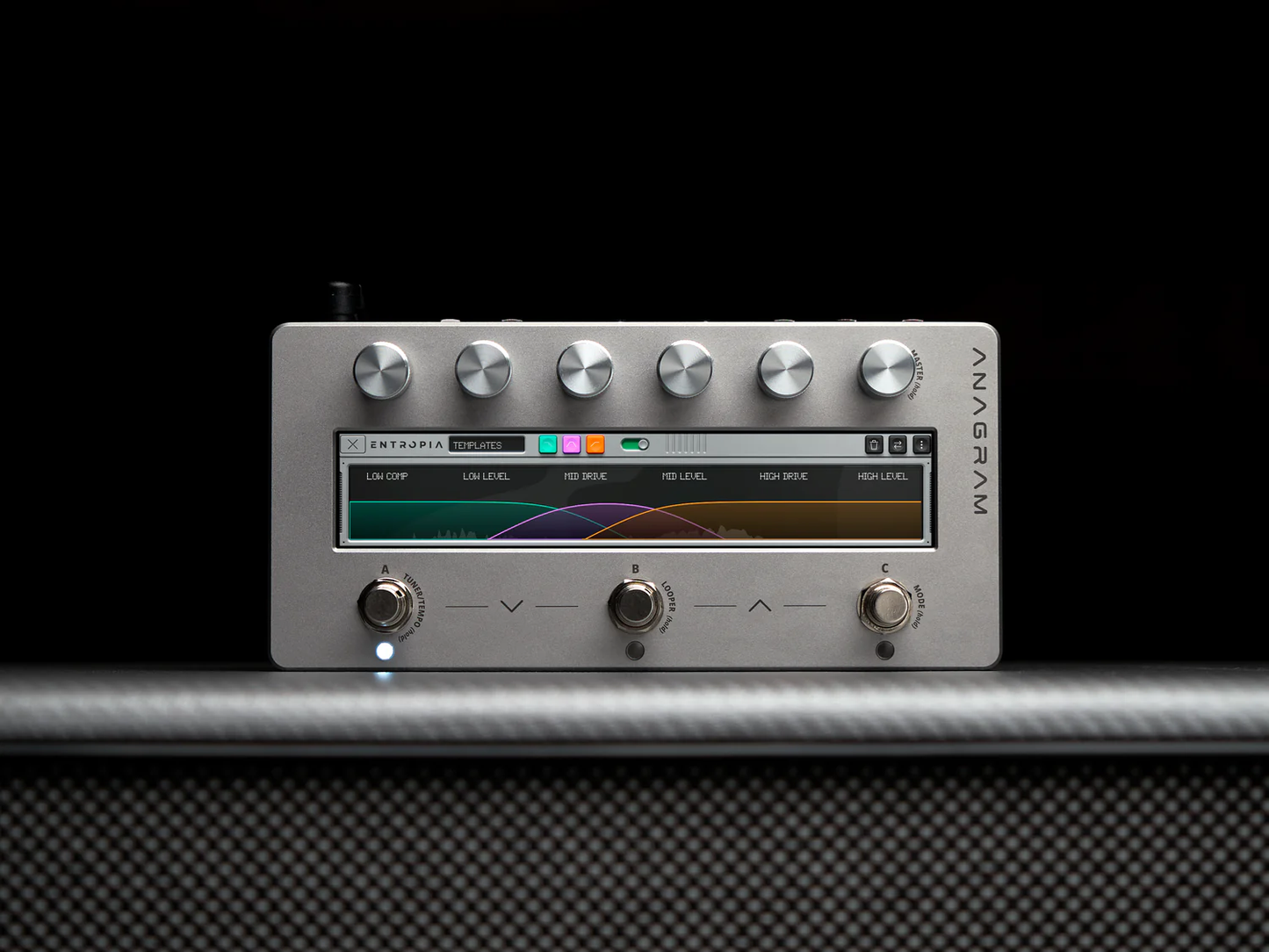 Darkglass Anagram Multi-Effects Bass Workstation with intuitive controls and colorful display