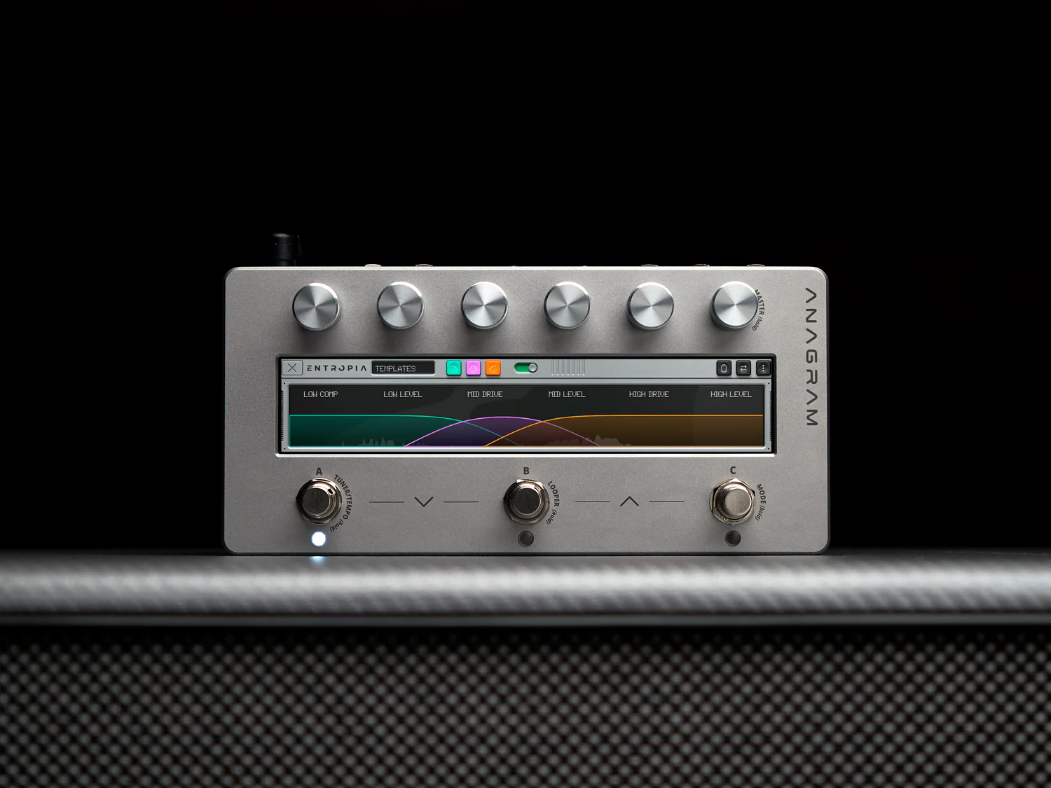 Darkglass Anagram Multi-Effects Bass Workstation with intuitive controls and colorful display
