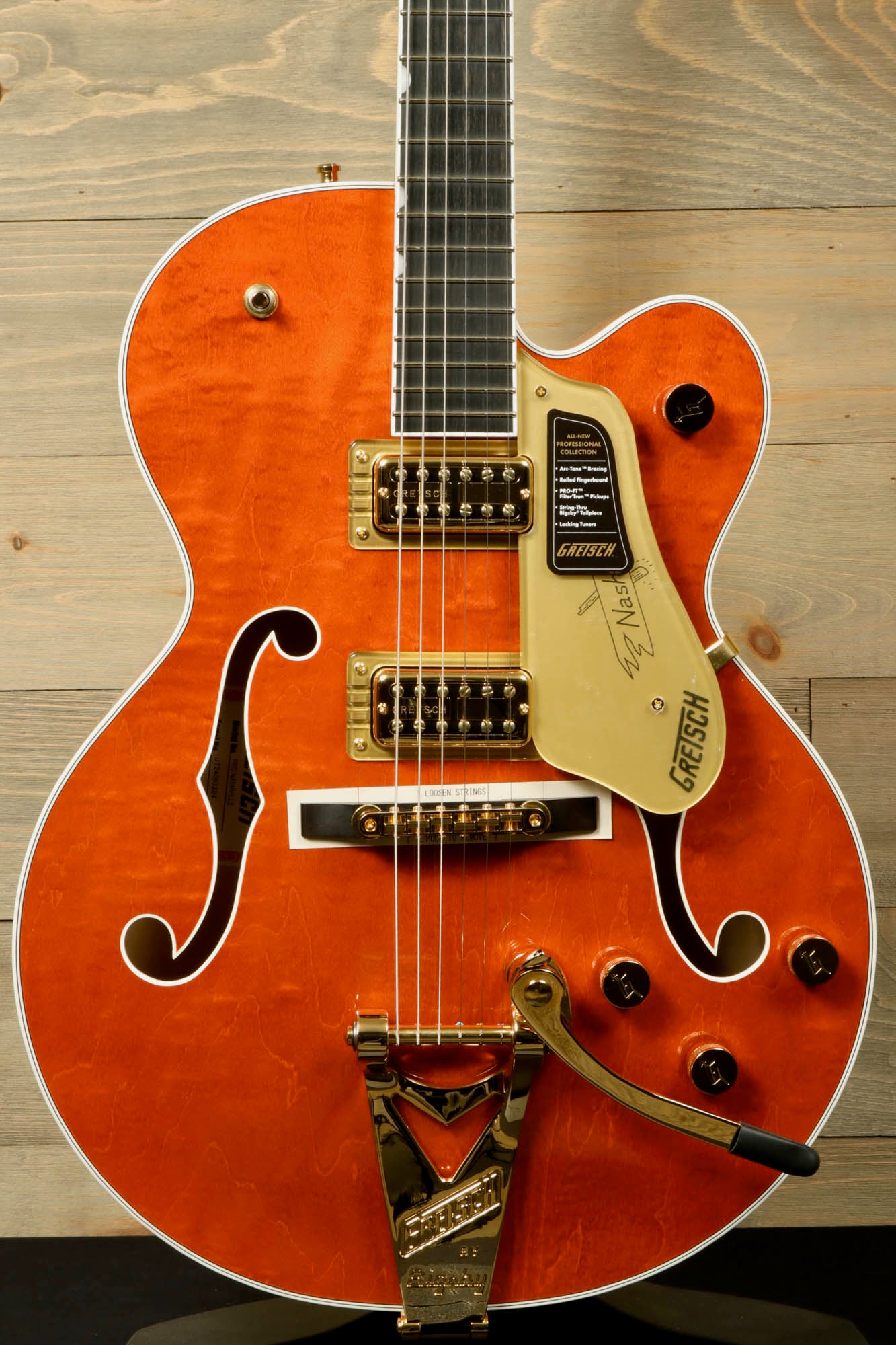 Gretsch Nashville® Hollow Body with String-Thru Bigsby® and Gold Hardware