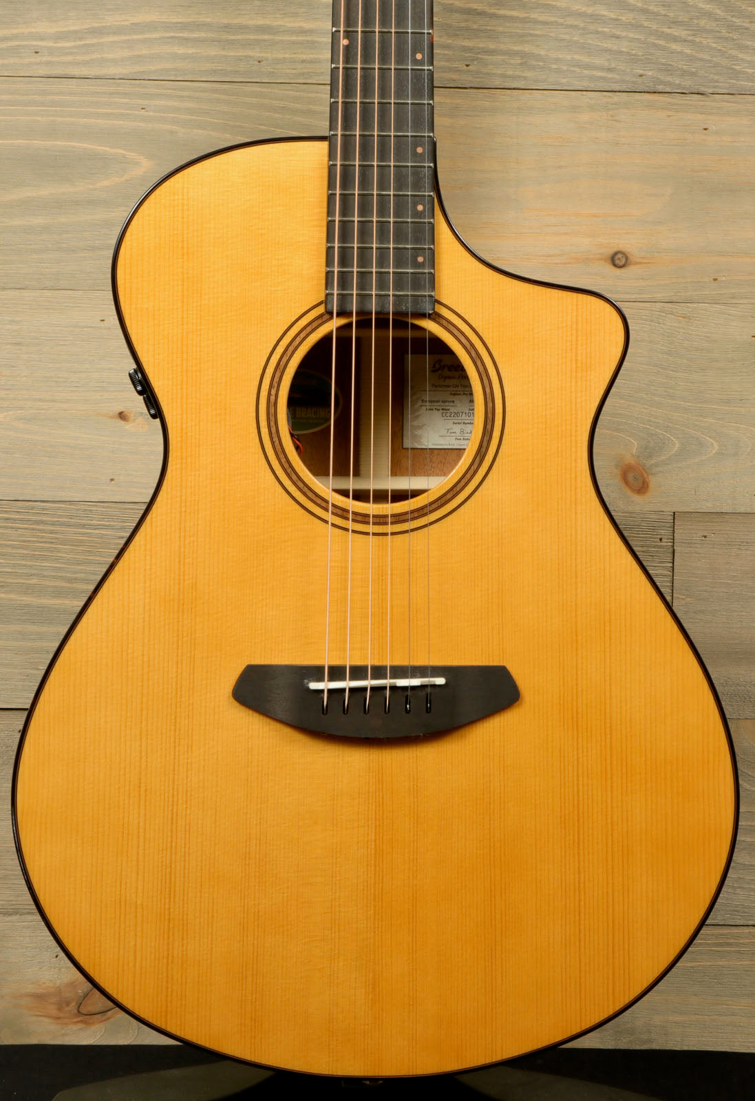 Breedlove Performer Pro Concert Thinline Aged Toner CE European-African Mahogany