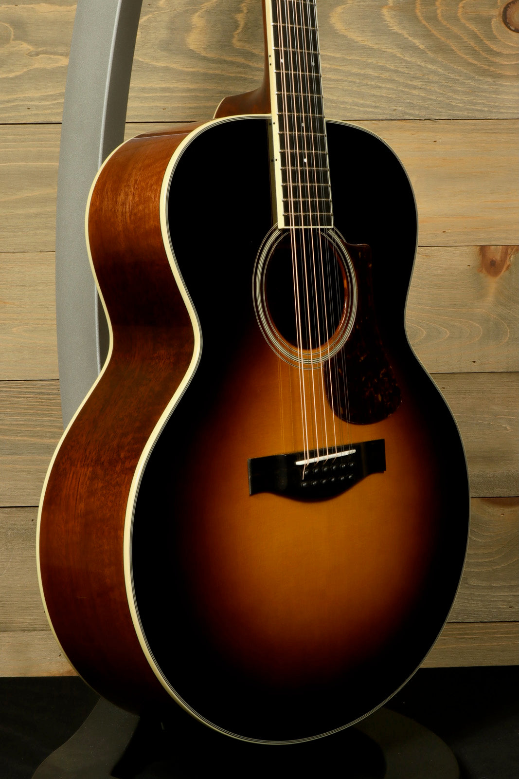 Eastman AC330E-12-SB 12-string acoustic guitar with a beautiful sunburst finish and elegant design