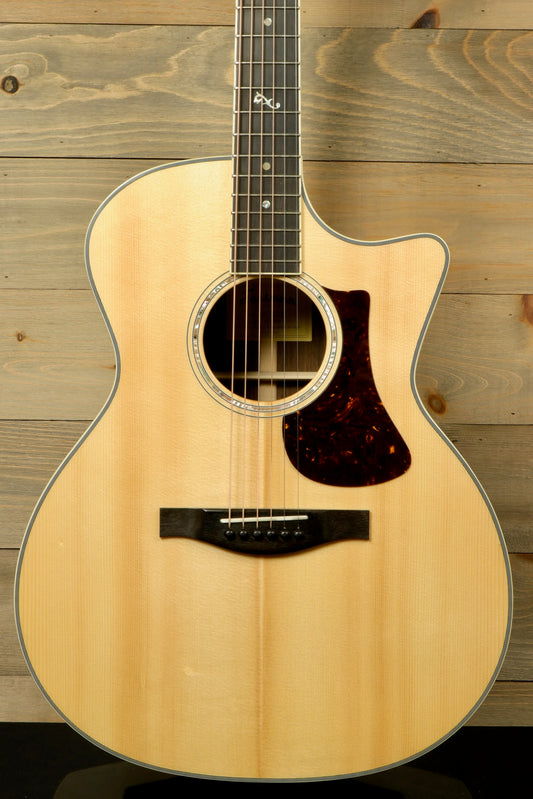 Eastman AC422CE Grand Auditorium Cutaway Acoustic Electric Guitar with elegant design and warm tone