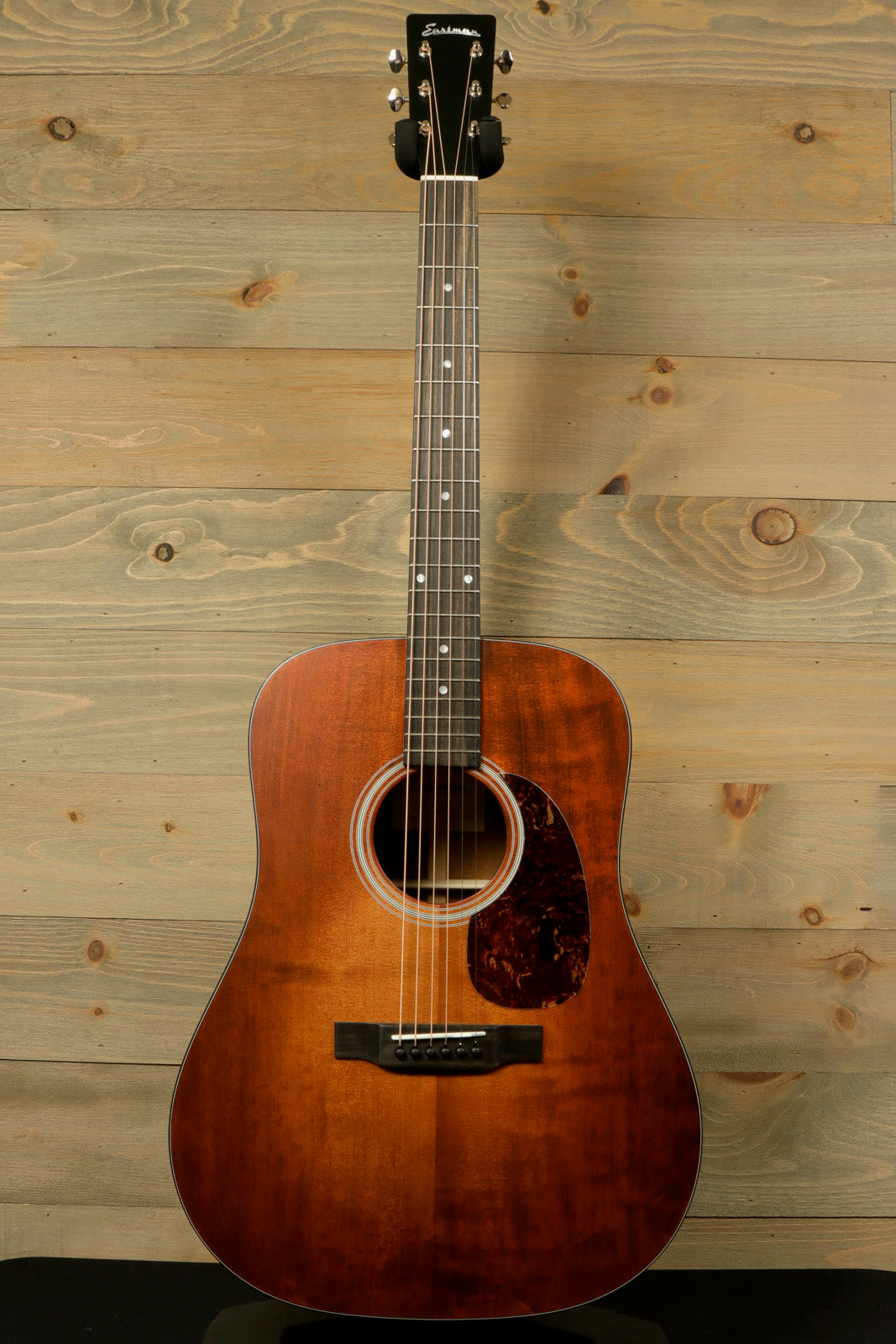 Eastman E1D-CLA acoustic guitar with a natural finish, front view