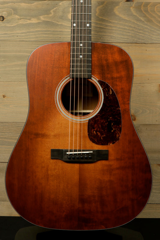 Eastman E1D-CLA acoustic guitar in classic finish, front view showcasing the body and neck