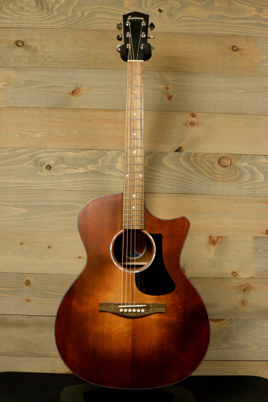 Eastman PCH1-GACE-CLA Acoustic Electric Guitar with a beautiful sunburst finish and cutaway design