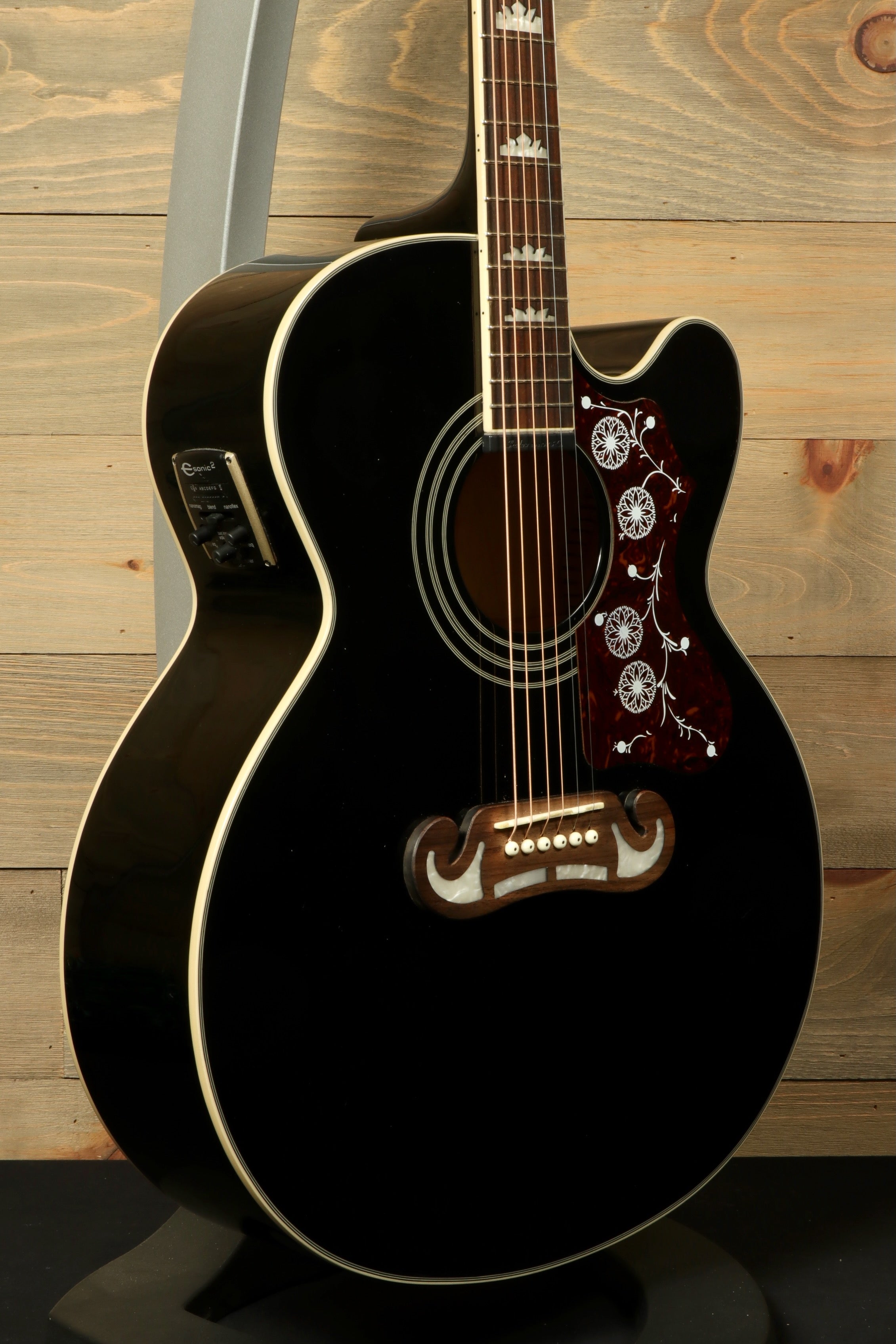 Epiphone EJ200sce-BK USED Acoustic Electric Guitar | Mojo's Music