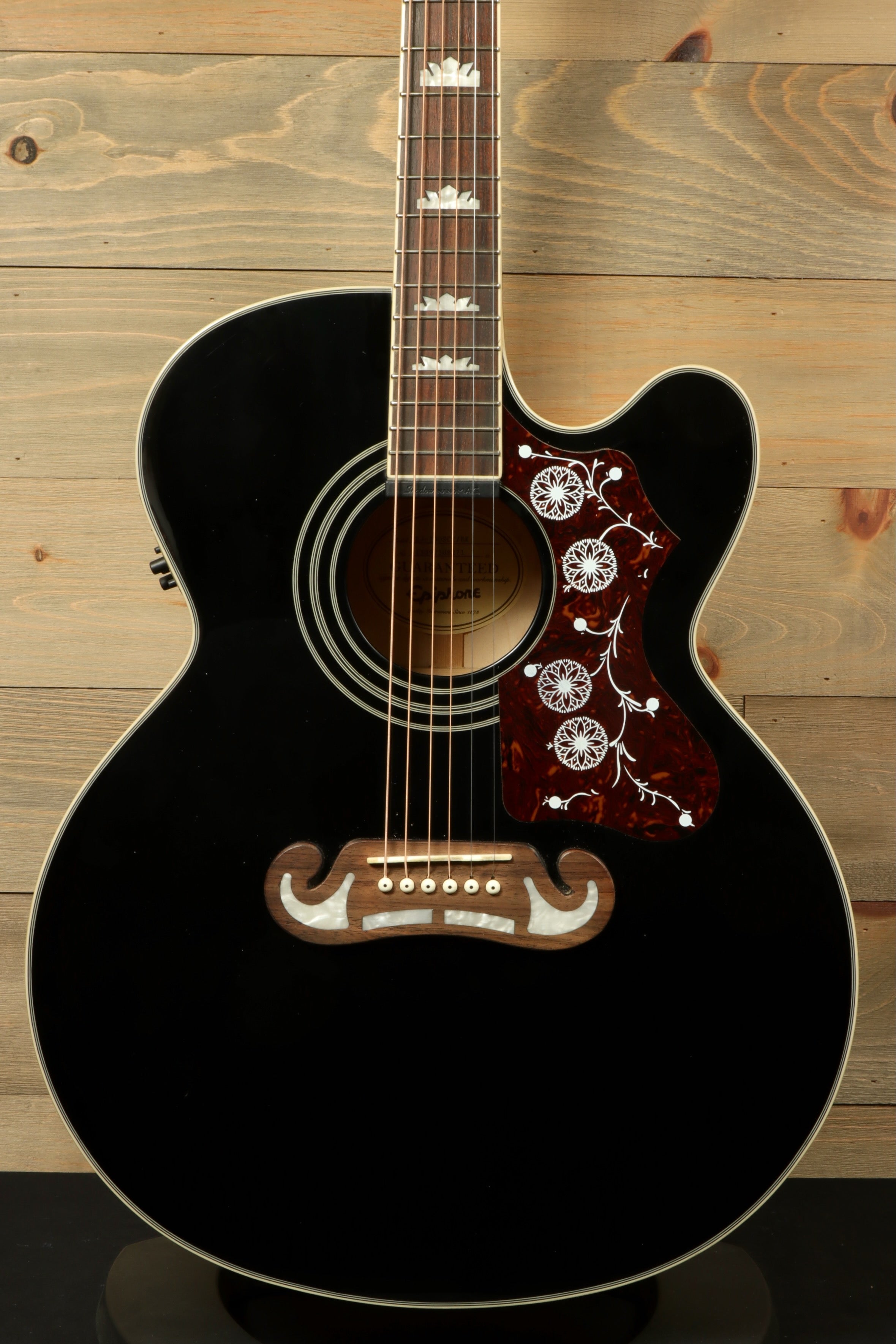 Epiphone EJ200sce-BK USED Acoustic Electric Guitar | Mojo's Music