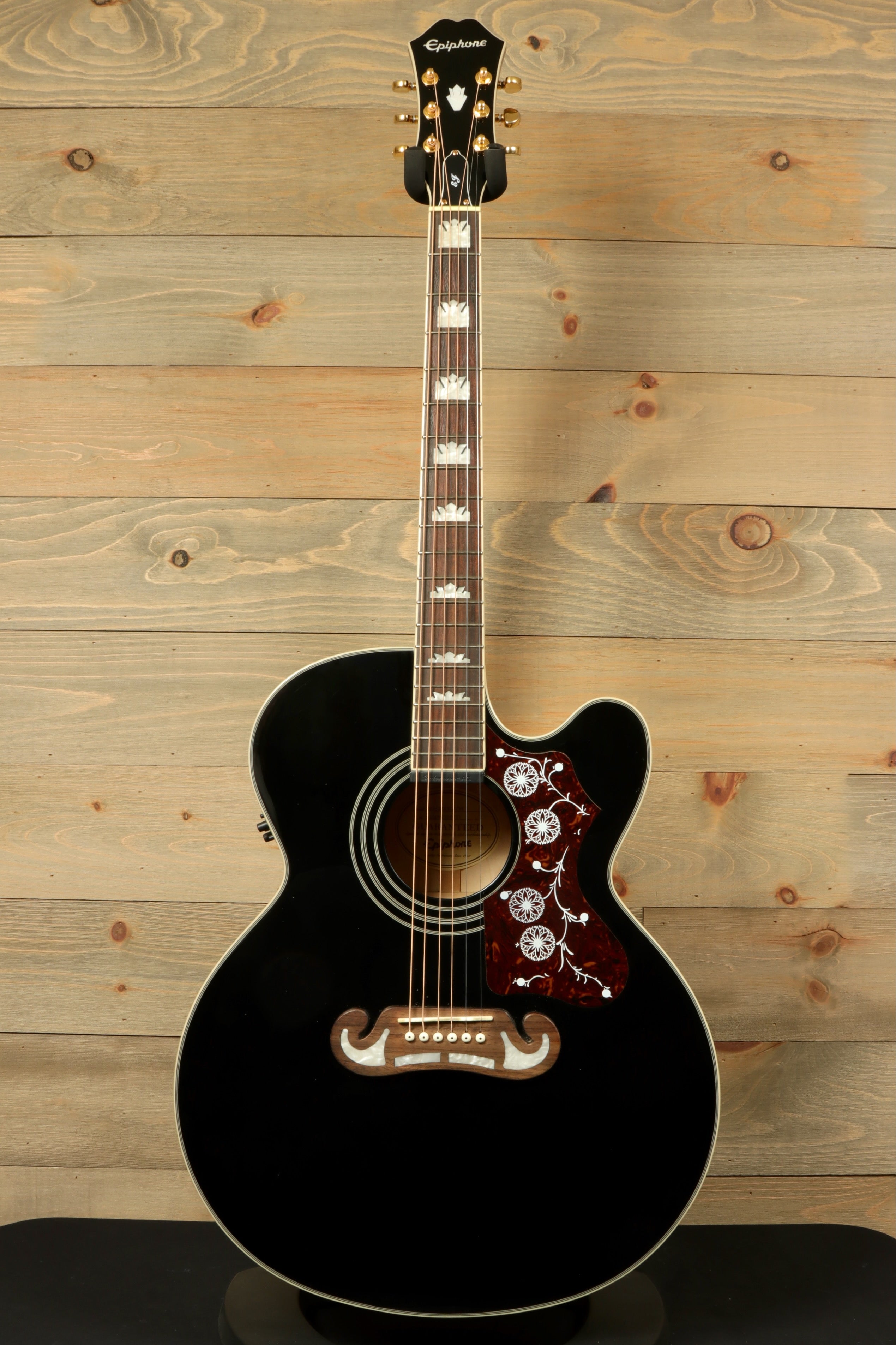 Epiphone EJ200sce-BK USED Acoustic Electric Guitar | Mojo's Music