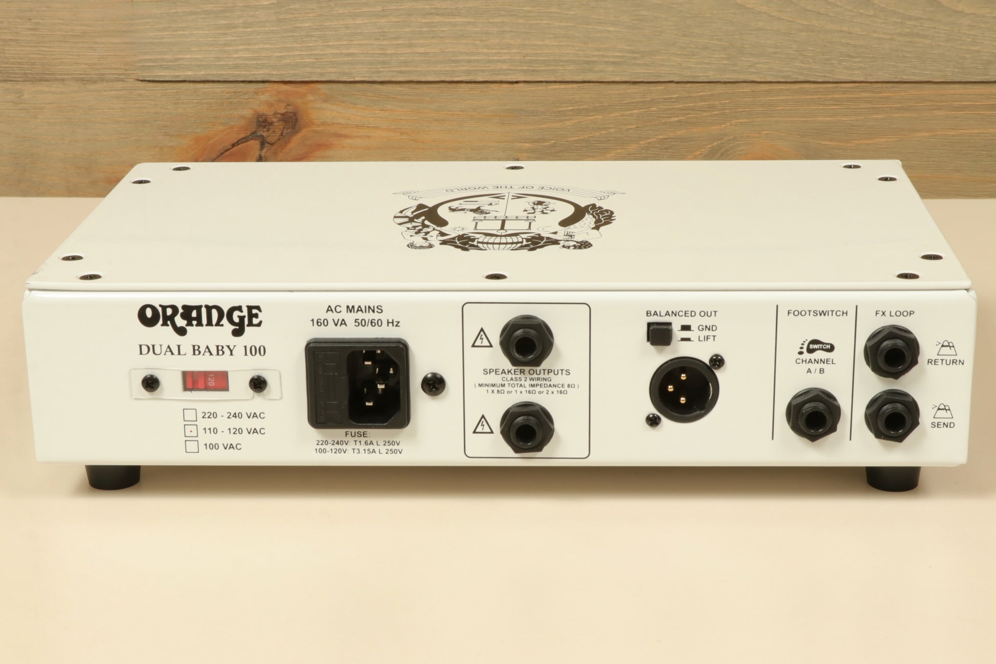 Orange Dual Baby 100 Head with Carry Case (USED) Orange
