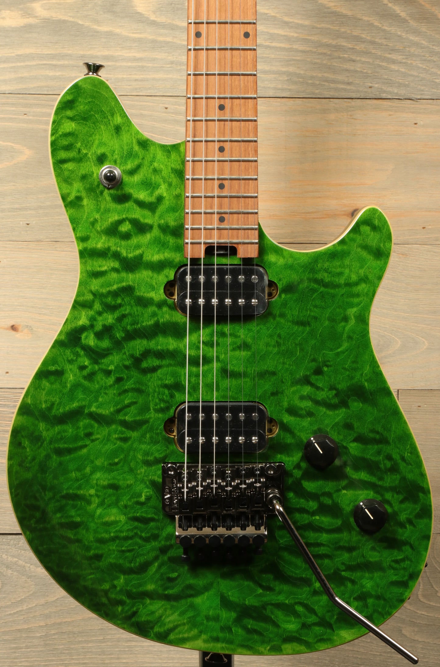 EVH Wolfgang WG Standard QM Transparent Green