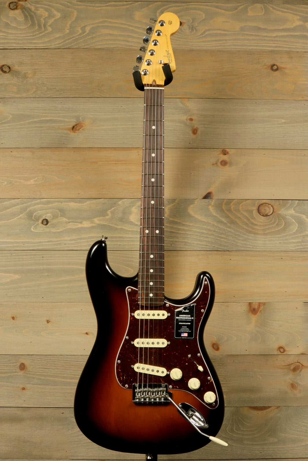 Fender American Professional II Stratocaster with Hardshell Case in Sunburst Finish