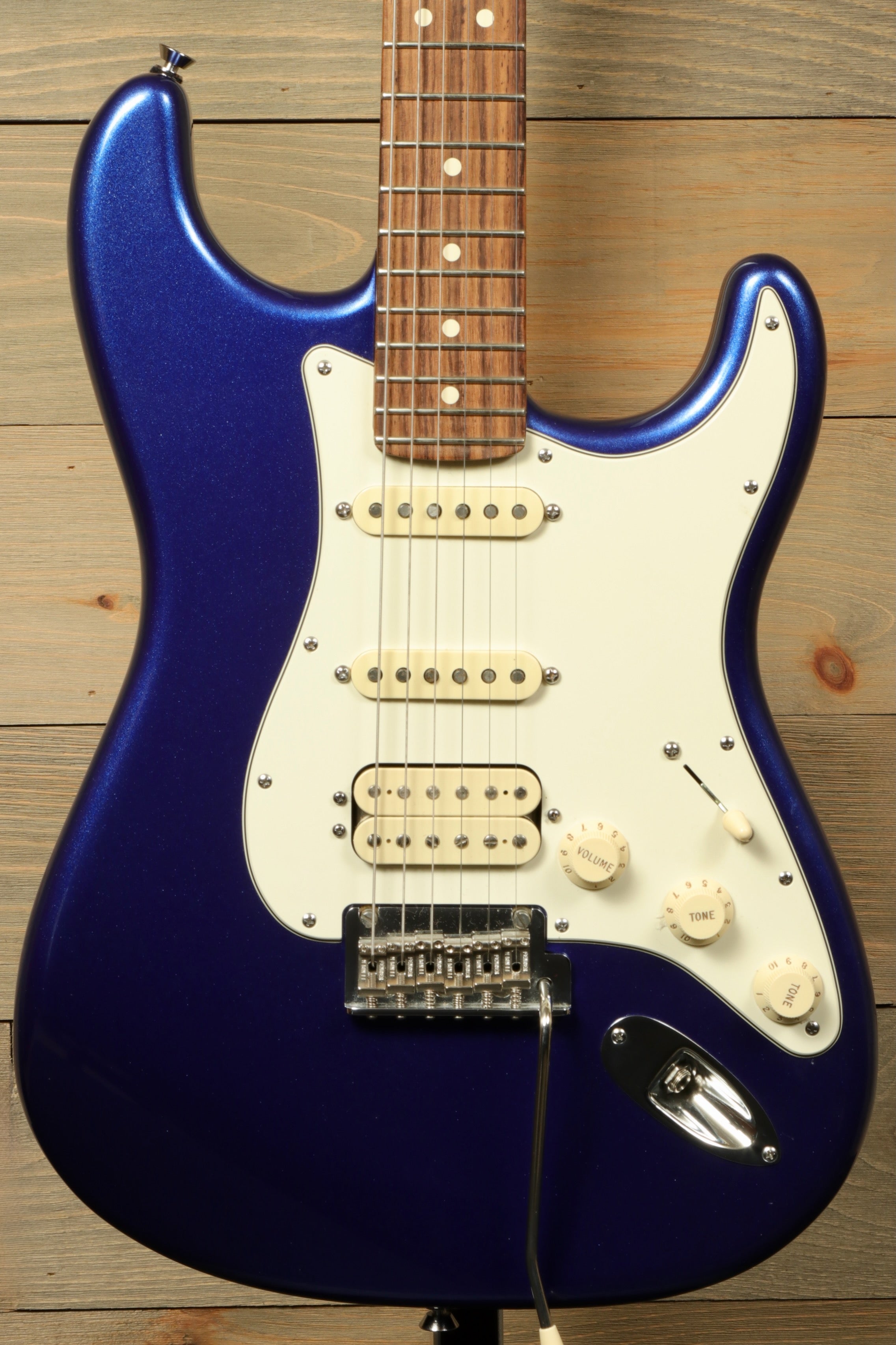 Fender American Standard Stratocaster HSS Mystic Blue | Mojo's Music