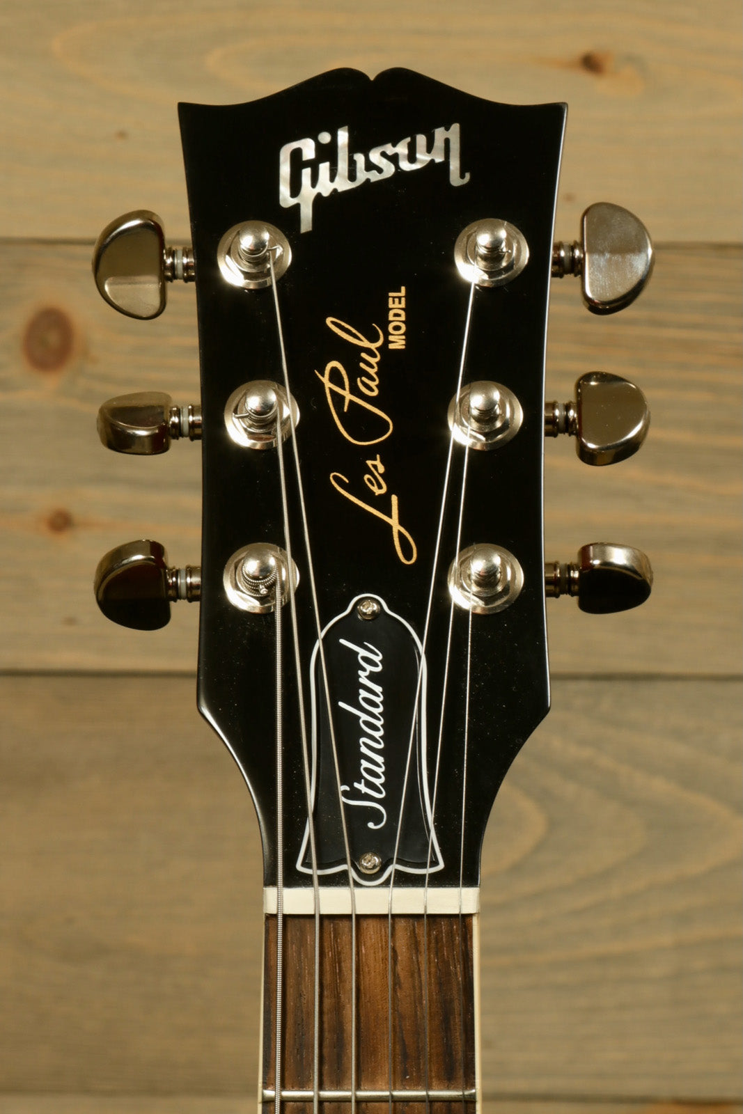 Gibson 2019 Les Paul Standard '60s Iced Tea, headstock view with vintage-style tuners