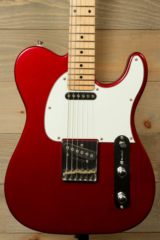 G&L Tribute ASAT Classic in red finish with G&L Gig Bag for electric guitar enthusiasts
