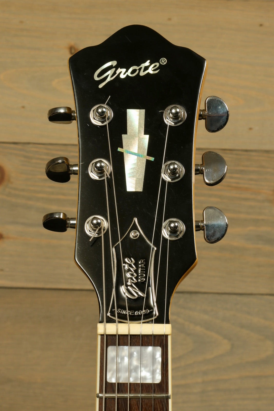 Grote Guitar Natural Hollow Body Jazz Electric Guitar Grwb-ztna - USED Grote