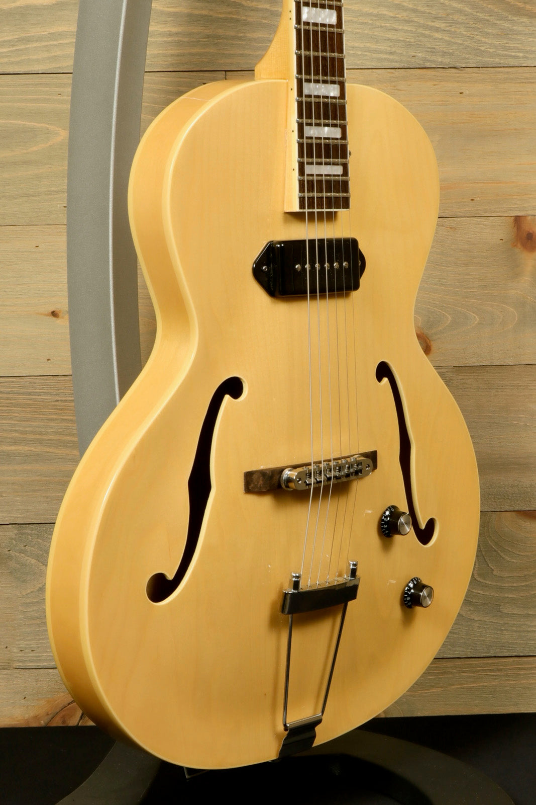 Grote Guitar Natural Hollow Body Jazz Electric Guitar Grwb-ztna - USED Grote