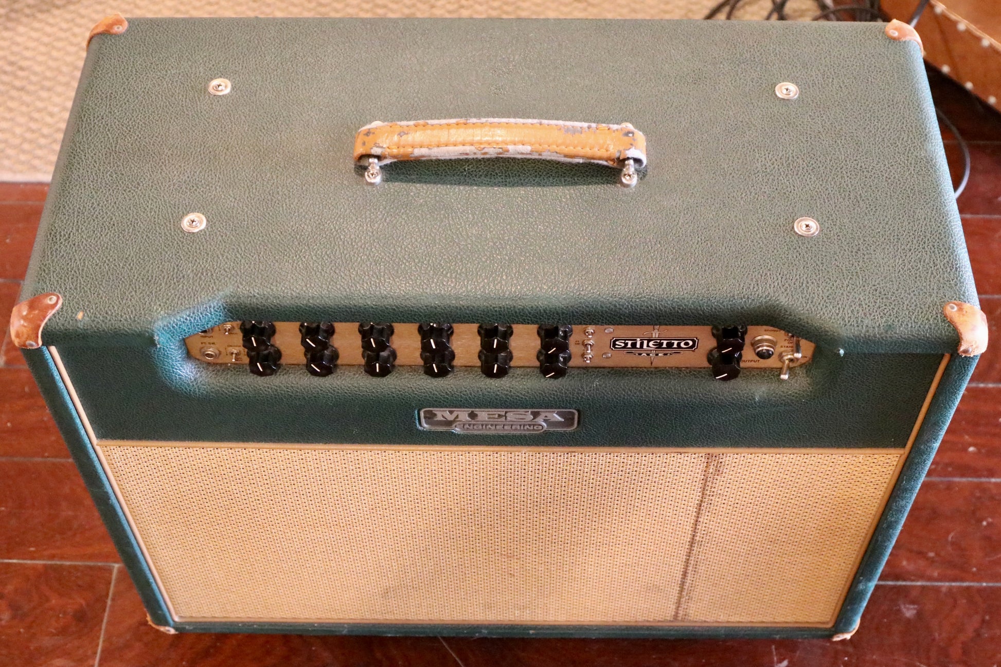 Mesa Engineering Stiletto Ace 1x12 Combo Electric Guitar Amplifier with vintage finish and control panel