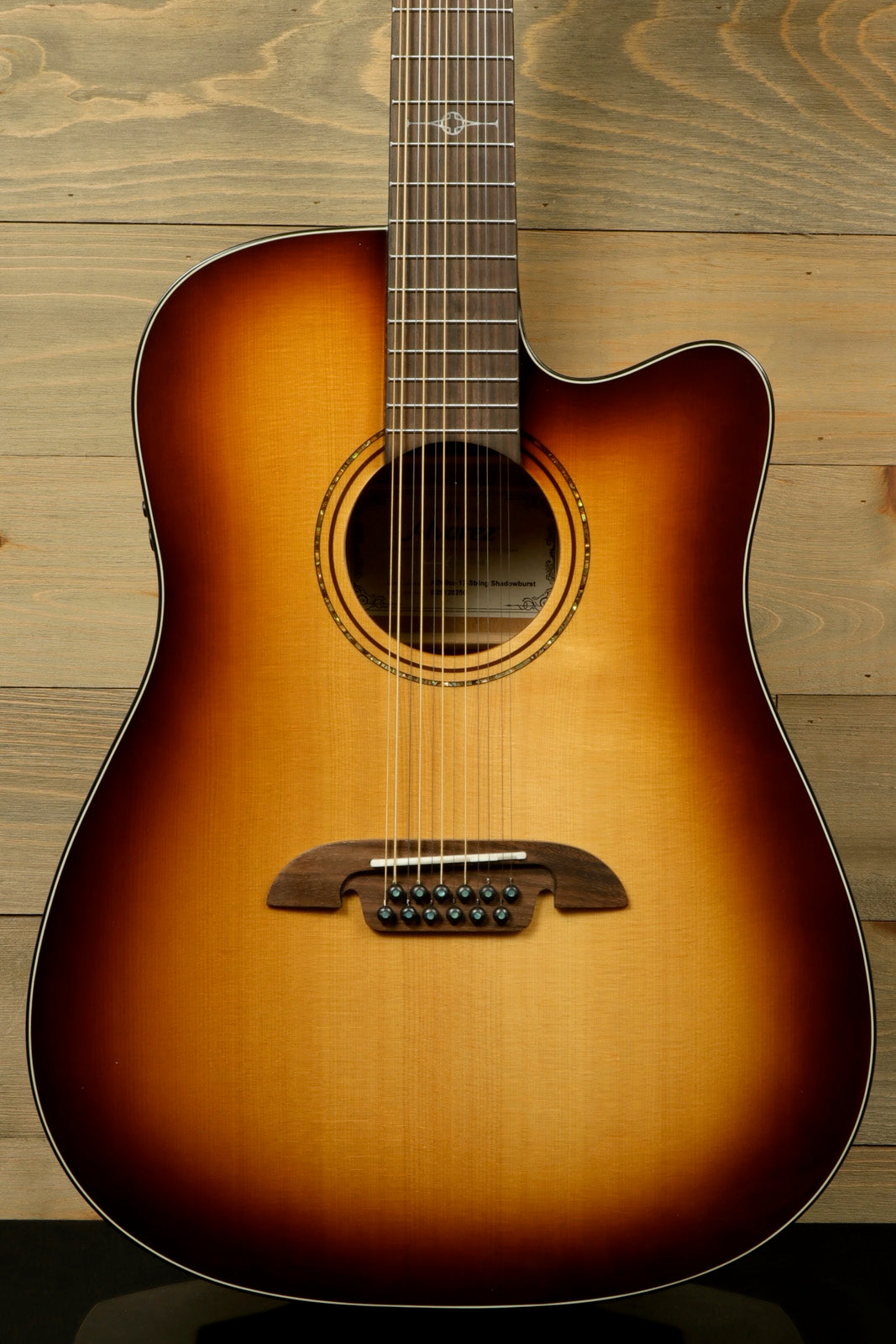 Alvarez AD60ce 12-String Shadowburst Alvarez