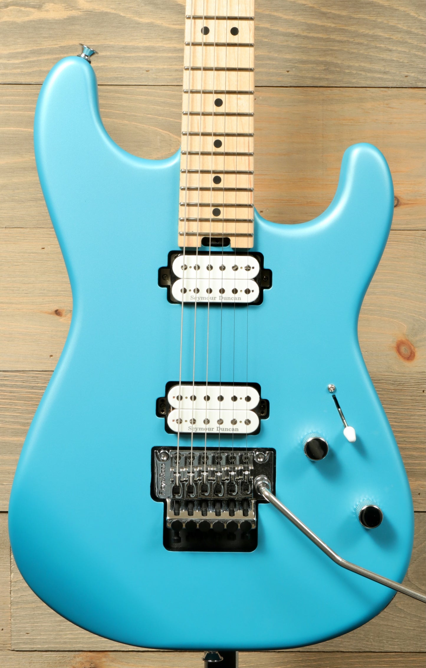 Charvel PM SD1 HH FR MPL - MATTE BLUE FROST