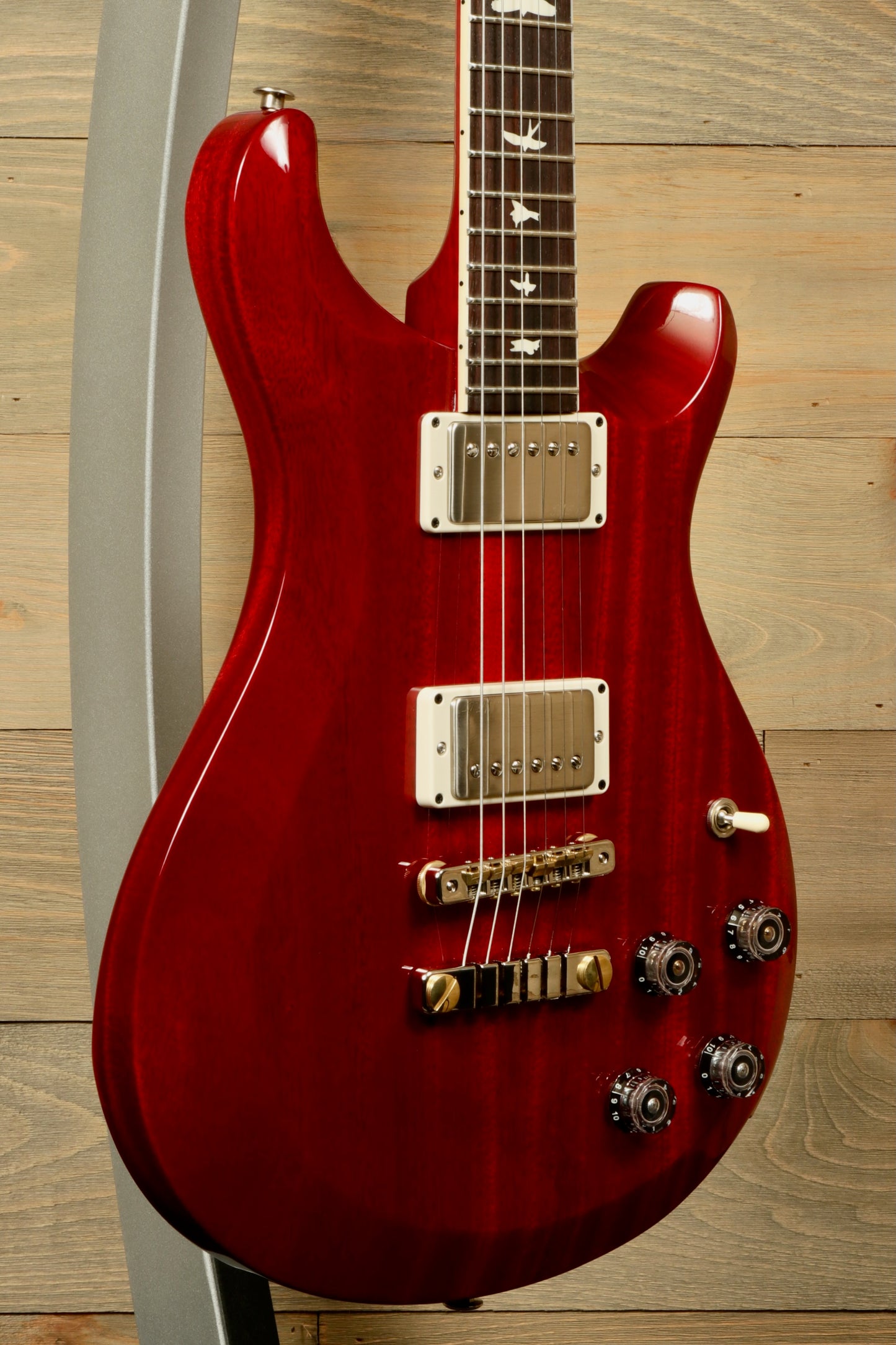 PRS 594 McCarty Electric Guitar in Red Finish with Gold Hardware and Classic Controls