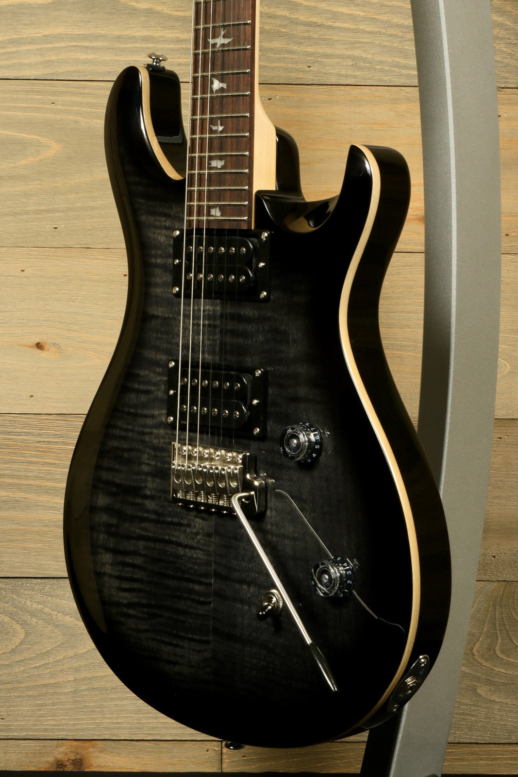 PRS CE24 Maple Top 塗りつぶしBLACK、95年製傷多め鳴良し PRS CE 24 Electric Guitar - Black Top | Sweetwater