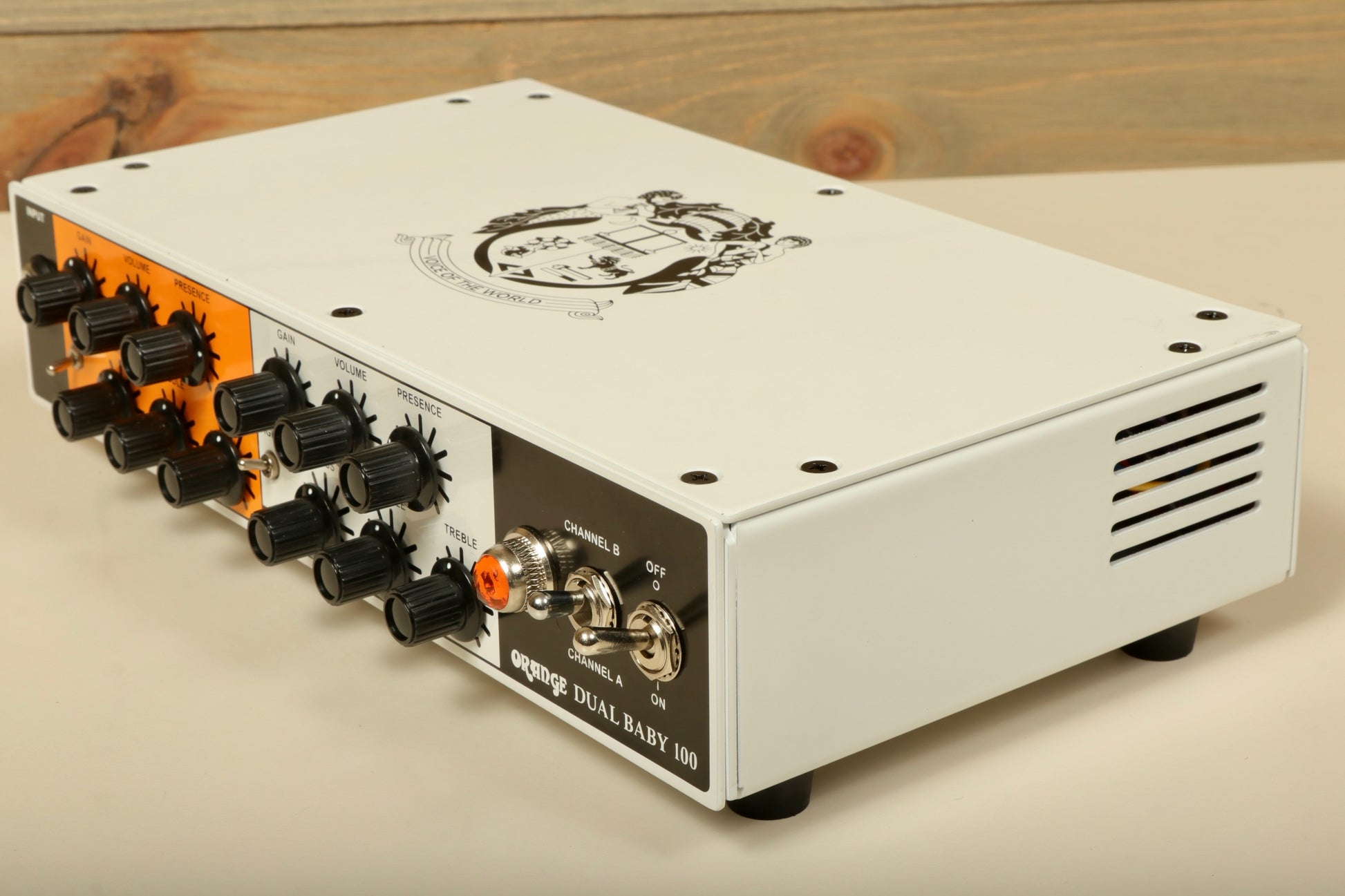 Orange Dual Baby 100 Head with Carry Case (USED) Orange