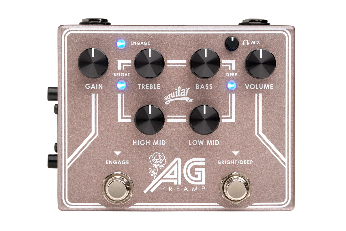 Breast Cancer Awareness Aguilar AGPREPEDAL Preamp – Mojo's Music