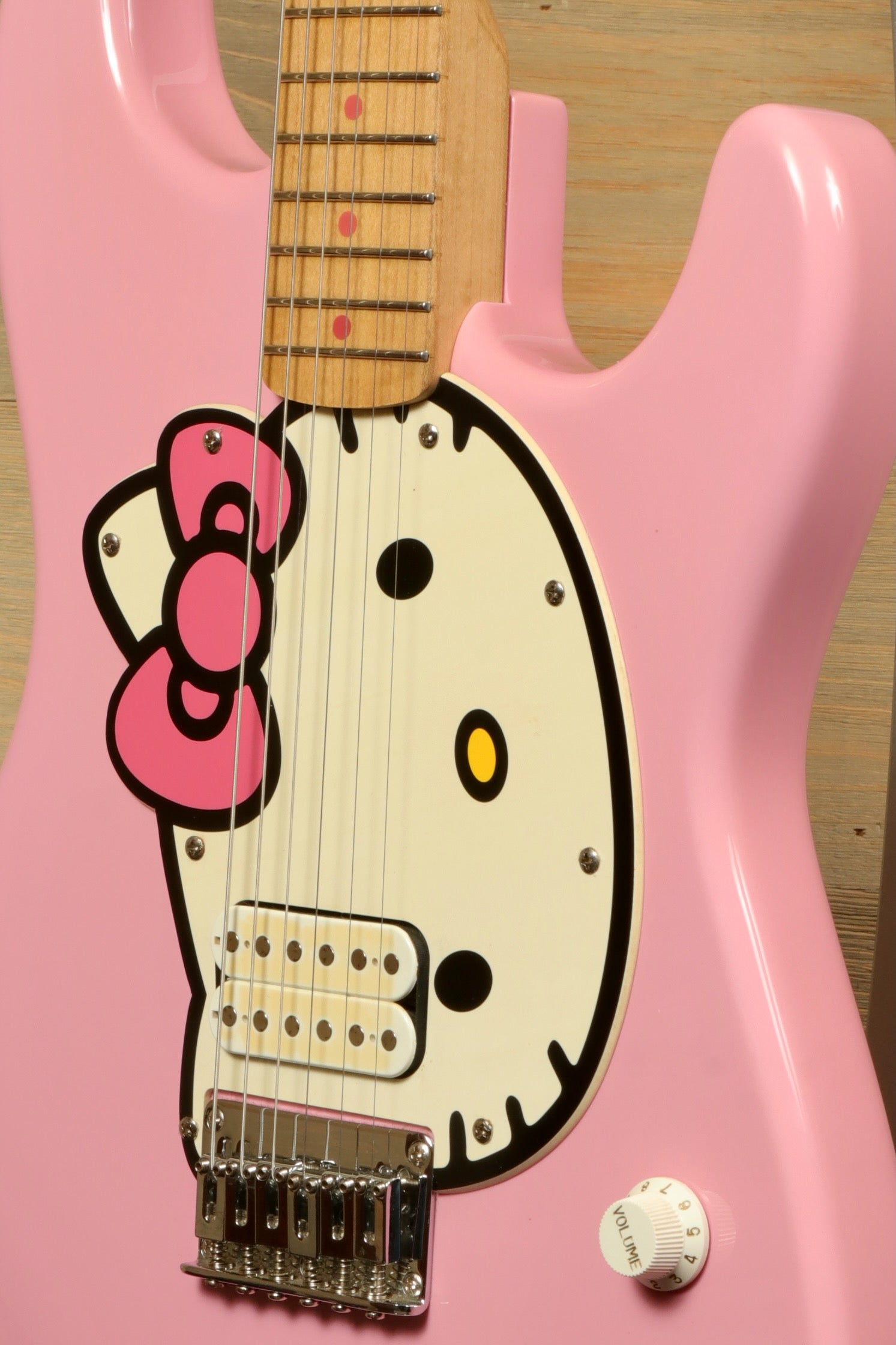 Vintage Hello Kitty Electric Guitar - 2006 Squier Stratocaster