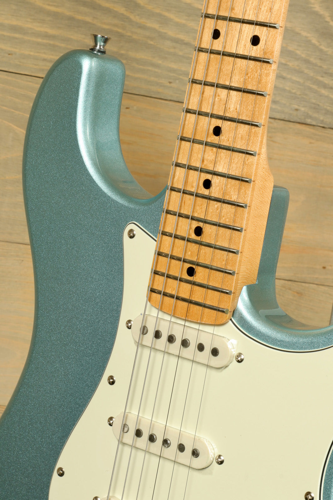 Close-up view of the Tagima TG 530 electric guitar highlighting its sleek design and fretboard
